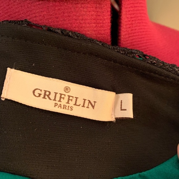 NWOT Grifflin Lace contrast jacket with zipper front - Picture 12 of 14